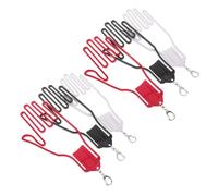 BESPORTBLE 6 Pièces Support de Moufles de Golf en Plastique, Séchage | Rangement Multi-moufles, Installation Facile, pour Voyages de Golf et Support Voiture, Accessoire Pratique
