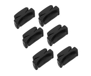BESPORTBLE 6 pièces Support Médiator Guitare Caoutchouc Clip pour Tête Guitare Ukulélé Basse Accessoire Polyvalent pour Styles Rock Jazz Classique Facile à Positionner