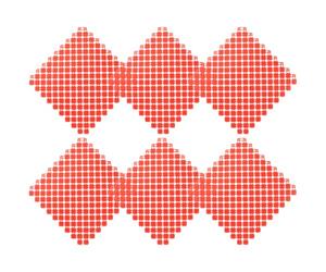 BESPORTBLE 6 Pièces Tapis de Cage pour Lapin, Sol à Trous, Plastique Rouge | Découpable et Assemblable, Support Inférieur Stable, Protection des Pattes, Usage pour Petits Animaux
