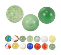 BESPORTBLE 60 pièces Billes Colorées Décoratives Marbres Ronds Grands pour Aquarium Jeux Denfants et Décoration Vivante