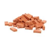 BESPORTBLE 60 Pièces Miniature Bricks Set Scale Fake Bricks for Table Dollhouse Micro Landscape DIY Construction Model Building