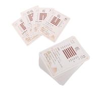 BESPORTBLE 64 Pièces Cartes de Divination I Ching Complet pour Débutants avec Guide Outils Anciens Chinois pour Prédiction