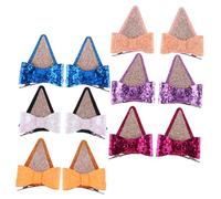 BESPORTBLE 6paires Pinces à Cheveux Avec Nœud Oreille Animal Pour Dames Pour Fille Pour Décoration De Fête Simples Et Élégantes