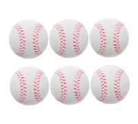 BESPORTBLE 6pièces Balles De Baseball Mousse PU pour Entraînement Intérieur des Garçon Fille Balles De Pratique Sécurisées pour Débutants Baseball Et Softball