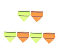 BESPORTBLE 6pièces Bandanas Réfléchissantes pour Chiens Écharpes De Sécurité pour Animaux De Compagnie Couleurs Aléatoires