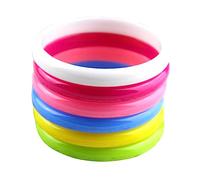 BESPORTBLE 6pièces Bracelets Plastique Colorés Bracelets Bangle Couleurs Bonbon Pour Adultes Parfaits Comme Anniversaire Et Accessoires De Fête