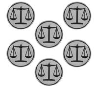 BESPORTBLE 6pièces Broches Épinglettes de Revers pour Avocats Métal Broche Balance Justice pour Costume Homme Accessoires de Remise de Diplôme pour Chemises et Vestes