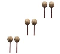 BESPORTBLE 6pièces Jouet à Mâcher pour avec Catnip Sucettes pour Nettoyage Dents Marron
