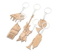BESPORTBLE 6pièces Porte-clés Musical Avec Pendentif Guitare Breloque Drôle Accessoire Pour Sac à Dos Cadeau Pour Pendentif Clé Pour Hommes Et Femmes
