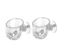 BESPORTBLE 6pièces Support Alimentaire Acrylique pour Aquarium Distributeur De Nourriture Transparent pour Poissons Et Crevettes Accessoire Pratique De Gestion du Réservoir