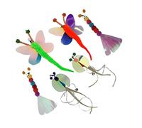 BESPORTBLE 6pièces Têtes De Rechange pour Canne pour Accessoires De Jeu Interactifs pour Instinct De Chasse des