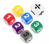 BESPORTBLE 7Pièces Dés Éducatifs pour Garçon Fille Mathématiques et Outils Apprentissage Précoces pour Écoles et Fêtes