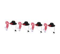 BESPORTBLE 8 Pcs Chapeau pour Animaux De Compagnie Écharpe Accessoires De Lapin Accessoires De Chien De Noël Chapeaux De Chien De Noël Costume De Cosplay pour Animaux De Compagnie Chapeau