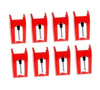 BESPORTBLE 8 Pièces Aiguille pour Tourne-disque Stylet de Rechange Non Magnétique Compatible avec Platines Vinyles Lecture Claire et Protection des Disques Ambiance Rétro pour Amateurs de