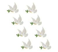 BESPORTBLE 8 pièces Broche de Paix pour Femmes Épingle Métal Vintage Légère Espoir pour Célébrations et Échanges Internationaux Accessoire Élégant pour et Robes