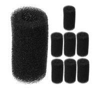 BESPORTBLE 8 Pièces Couvercle De Protection Entrée d'eau Brosse à Pneu Éponge Bouchon De Bouteille De Boisson Filtre Marin Brosse à Frotter en Éponge Humidificateurs Filtrer Les Filtres Black