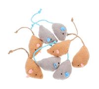 BESPORTBLE 8 Pièces en Peluche Souris Simulée pour Chat À Distance Automatique pour Chat De Balle De Chat Souris Filaire De Souris pour Chat À Distance Souris À Remonter Jouets pour Chats