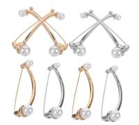 BESPORTBLE 8 Pièces épingle de corsage tendeur sécurité enfants Taille épingles haleter pinces à cardigan pince à chandail épingle à nourrice broche clip broche écharpe broche femme alliage