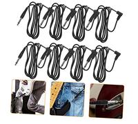 BESPORTBLE 8 pièces Lot de Câbles Guitare Durables Cordons de Audio pour Instruments Compatibles Jack Standard Installation Facile Bruit