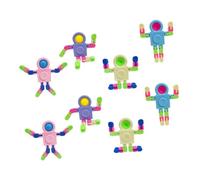 BESPORTBLE 8 pièces Lot de Jouets Gyroscope Décompression Robot Démontable DIY Jouets Sensoriels Stress et Éducatifs pour Adultes