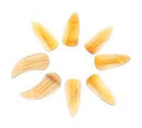 BESPORTBLE 8 Pièces Lot de Onglets Corne pour Guzheng Protection Ergonomique des Doigts Confortables et Résistants pour Pratique Jeu Large Adaptés Aux Débutants et Musiciens