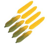 BESPORTBLE 8 Pièces Maïs Artificiel Réaliste pour Décoration Cuisine et Photographie Modèles Simulés Polyvalents pour Présentoirs et Ambiances Naturelles
