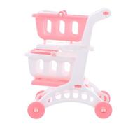 BESPORTBLE 8 Pièces Miniature Children's Grocery Trolley Toy Lightweight Handcart for Indoor Outdoor Play Group Interaction and Imaginative Role Play