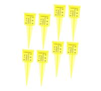 BESPORTBLE 8 Pièces Pluviomètre Jardin avec Grandes Chiffres Outil Précis de Mesure de Précipitations pour Pelouse et Patio Conception Extérieure Facile à Installer