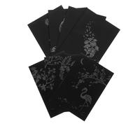 BESPORTBLE 8 Pièces Scratch Paper Art Set DIY Scratch Cards For And Adults Portable Small Scratchboard With Plants And Animals Designs