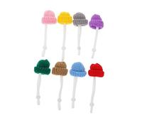 BESPORTBLE 8 Pièces Serpent Portant Un Bonnet Chapeaux De Serpent Accessoires pour Rats De Compagnie Dragon Gecko à Crête Décor De Reptiles Accessoires De Réservoir De Lézard Animaux Nain Fil