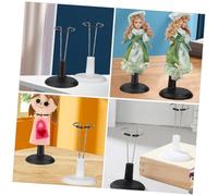BESPORTBLE 8 pièces Support Poupée Créatif Noir et Blanc pour Exposition Verticale et Rangement Présentoir Réutilisable pour Figurines et Modèles Faits Main