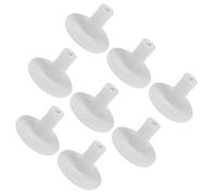 BESPORTBLE 8 Pièces Tee-Shirt en Caoutchouc De Golf Support De Balle De Golf T-Shirts White TPR