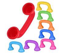 BESPORTBLE 8 pièces Téléphones Chuchotés pour Tout Petits Téléphone Portable Plastique Éducatif Couleurs Mélangées pour Reconnaissance des Formes et Sons