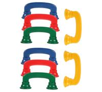 BESPORTBLE 8 Pièces Téléphones Éducatifs pour Garçon Fille Apprentissage Tactile Améliore la Mémoire Coordination Main Œil Sûr avec Bords Arrondis Rouge Bleu