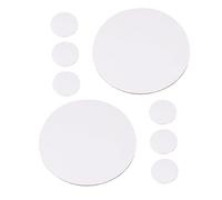 BESPORTBLE 8 Pièces Toile Ronde pour Peinture à Huile Planche à Peindre Diy Résistante et Polyvalente pour Artistes Étudiants et Amateurs Acrylique et Aquarelle