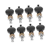 BESPORTBLE 8 Pièces Ukulele String Tuning Pegs Metal Guitar Tuning Pegs With Anti-slip Knobs Precise Straight Rod Design For Beginners And Professionals Ukulele Parts Upgrade