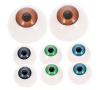 BESPORTBLE 8 pièces Yeux de Poupée Creux Couleurs Aléatoires Accessoires Halloween DIY pour Masques et Artisanat Couleur Aléatoire Couleur Aléatoire