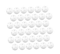 BESPORTBLE 80 Pièces Inserts de Grelots Blancs Plastique pour Jouets Garçon Fille et Peluches Accessoires DIY pour Réparation et Création de Jouets à Bruit Balles Légeres et Résistantes pour