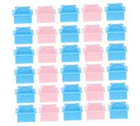 BESPORTBLE 80 Pièces Remplacement Maison et Hôtel Jeu de Société Plastique Assortiment de Couleurs Compatible avec Plateau de Jeu