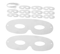 BESPORTBLE 80Pièces Masques Blancs Vierges pour Fête de Mascarade Masques Papier à Décorer pour Adultes Bricolage pour Événements Festifs et Halloween