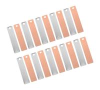 BESPORTBLE 8paires Cuivre Et Zinc pour Expérience De Batterie De Fruits Bandes pour Expérience Scientifique Matériel DIY pour Production Énergie