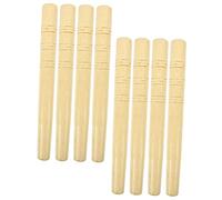 BESPORTBLE 8pièces Manches Bois Remplacement Pour Houe Pelle Faucille Conception Ergonomique Résistante Poignet Confortable Pour Outillage Main De Jardin Et Déherbage