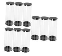 BESPORTBLE 9 Pcs Baril De Golf Conteneur De Tube en Plastique Transparent Organisateurs De Golf Conteneur Transparent Étui À Étui De Golf en Plastique Vitrine De