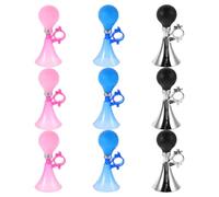 BESPORTBLE 9 Pièces Klaxon Vélo Garçon Fille Manuel en Plastique | Design Coloré et Joyeux, Usage Facile pour Tout-petits, Sorties de Quartier, Style Ludique et Vif