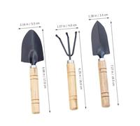 BESPORTBLE 9 Pièces Set de Outils de Jardinage Miniatures pour Truelle Râteau et Cultivateur avec Poignée Ergonomique Parfait pour Balcon Soin des Plantes Fleurs et Légumes Pot
