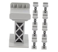 BESPORTBLE 9 pièces Supports de Ponts pour Voies de Train Plastique Accessoires de Jeu pour Garçon Fille Rehausseurs de Ponts Compatibles Plupart des Systèmes de Trains Jouets Éducatifs pour