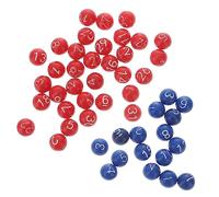 BESPORTBLE 98 Pièces Boules Numérotées Plastique pour Tirage Au Sort Balles Raffle Colorées Résistantes pour Jeux Bingo et Fêtes Compactes et Faciles à Lire