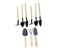 BESPORTBLE 9pièces Truelle Pelle et Râteau Outils de Jardinage pour Plantes Intérieur Bonsaïs et Jardins Herbes Aromatiques Maniables et Résistants