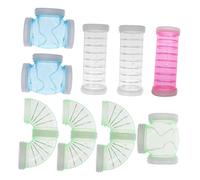 BESPORTBLE 9pièces Tunnel De Sport pour Hamster De Tubes Plastique s Curvés t Et Droits Jouets pour Hamster Couleurs Aléatoires Accessoires De Cage pour Animaux Petits