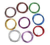 BESPORTBLE 9Roll Fil Aluminium de Jardinage Fil Flexible pour Fixation de Branches Kit Professionnel de Mise Forme de Bonsaï pour Artistes et Débutants